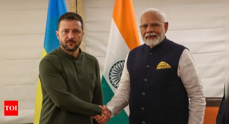 PM Modi meets Ukraine President Zelenskyy for second time in a month, reaffirms India’s support for peaceful conflict resolution | India News